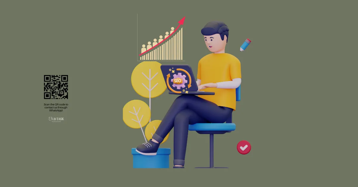 صورة بها شخص يعمل في seo وترمز إلى 8 نصائح لزيادة زيارات موقعك الإلكتروني